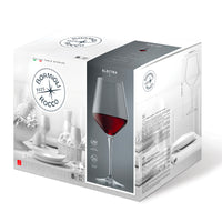 65 Cl Bormioli Rocco Electra Calice Vino Rosso In Vetro Set 6 Pezzi