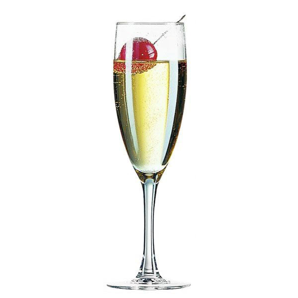 19 Cl Arcoroc Princesa Calice Flute In Vetro Temperato Set 6 Pezzi