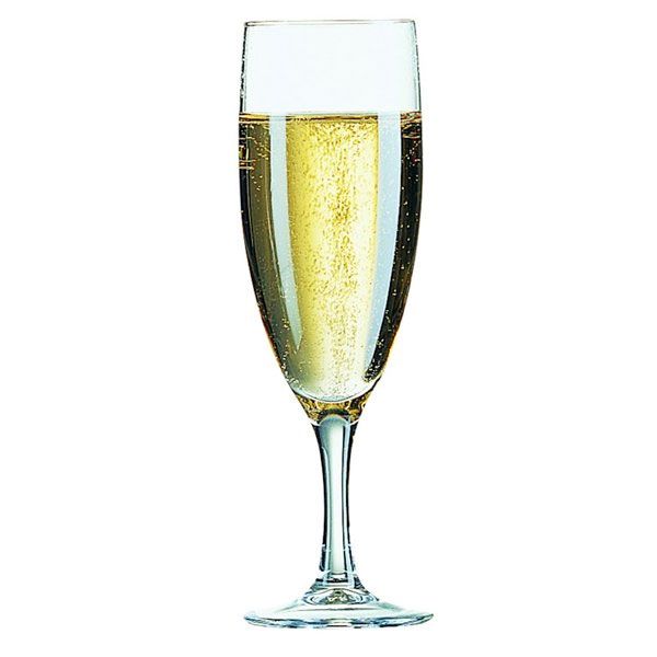 10 Cl Arcoroc Elegance Calice Flute In Vetro Set 12 Pezzi