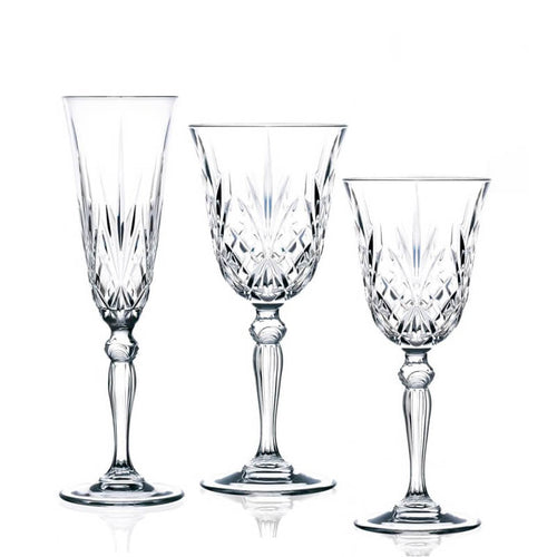 Rcr Melodia Set Calici In Vetro Set 18 Pezzi