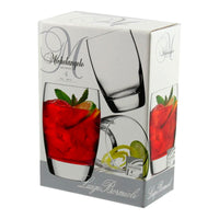 34 5 Cl Bormioli Luigi Michelangelo Bicchiere Acqua In Vetro Set 4 Pezzi