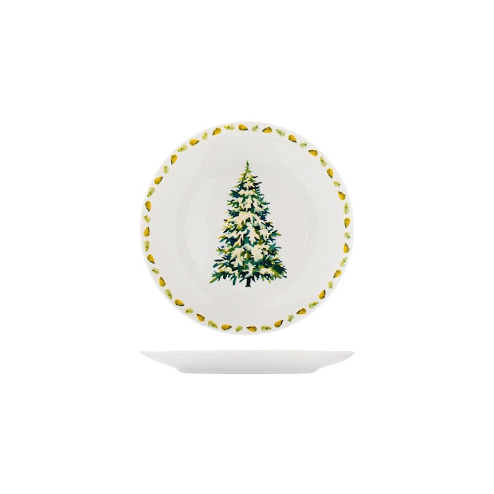 H&H Lapponia Servizio Piatti In Porcellana - Set 18 Pz