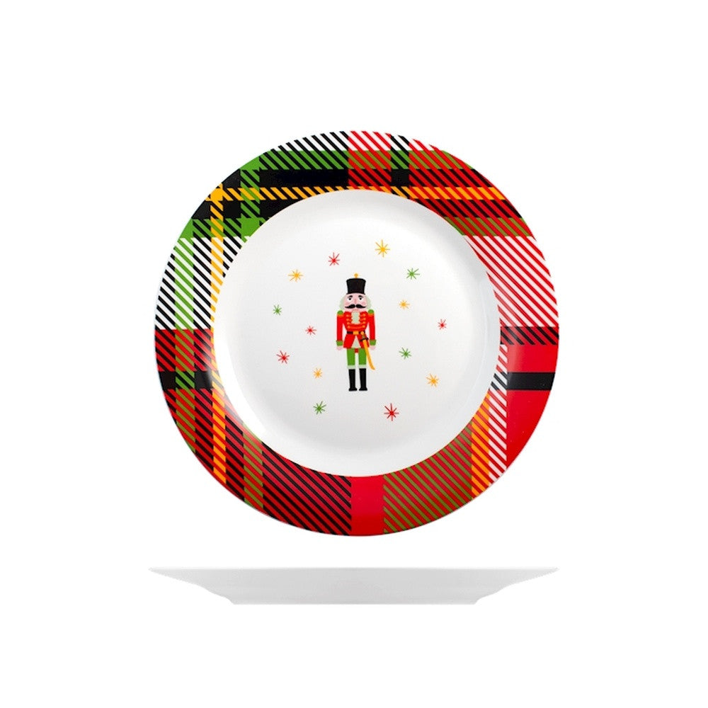 H&H Royal Soldatino Servizio Piatti In Porcellana - Set 18 Pz