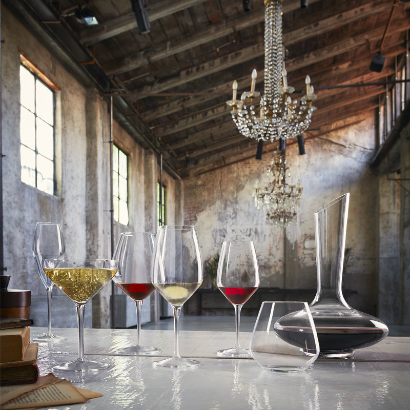 80 Cl Bormioli Luigi Atelier Calice Vino Rosso In Vetro Set 6 Pezzi