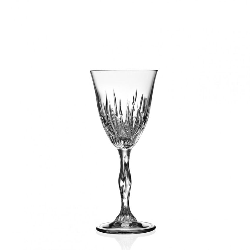8 Cl Rcr Fire Calice Liquore In Vetro Set 6 Pezzi