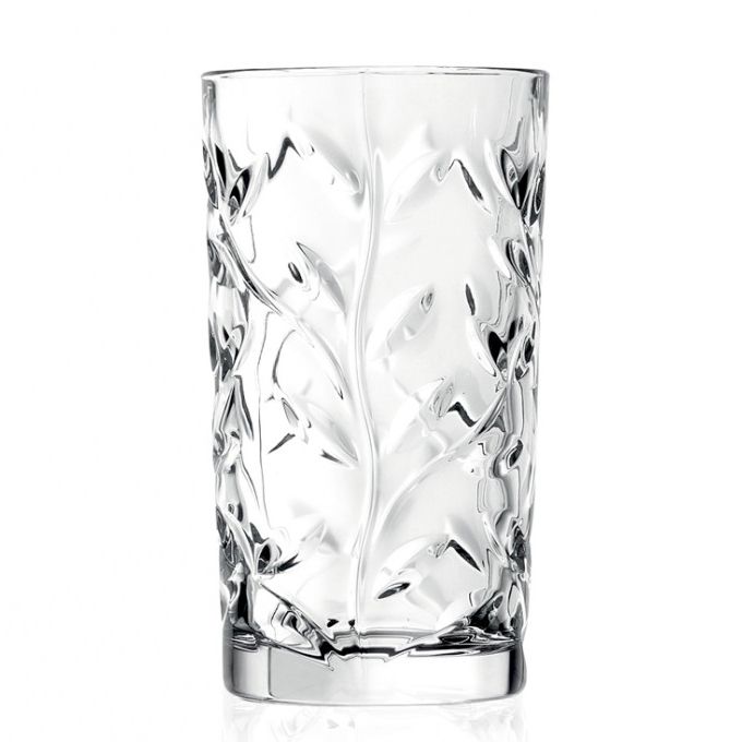 36 Cl Rcr Laurus Bicchiere Bibita In Vetro Set 6 Pezzi
