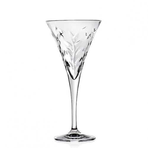21 Cl Rcr Laurus Calice Acqua In Vetro Set 6 Pezzi