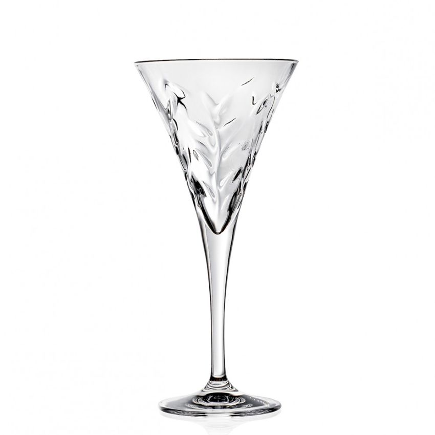 21 Cl Rcr Laurus Calice Acqua In Vetro Set 6 Pezzi