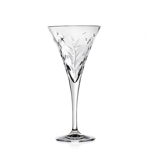 17 Cl Rcr Laurus Calice Vino Bianco In Vetro Set 6 Pezzi