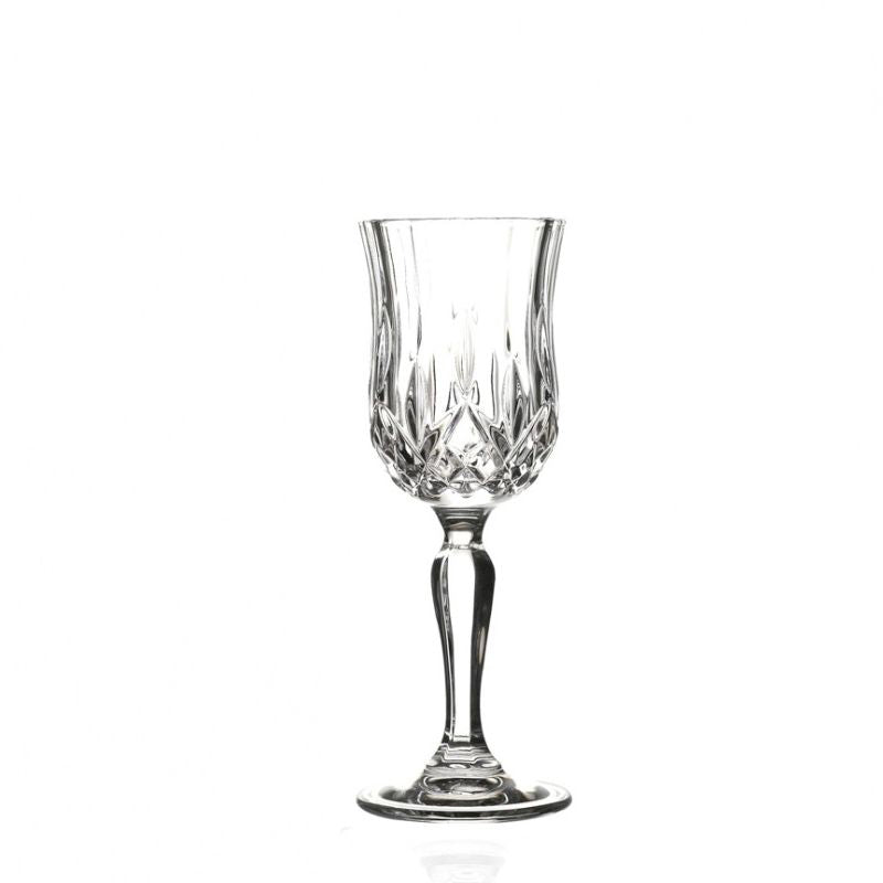 6 Cl Rcr Opera Calice Liquore In Vetro Set 6 Pezzi