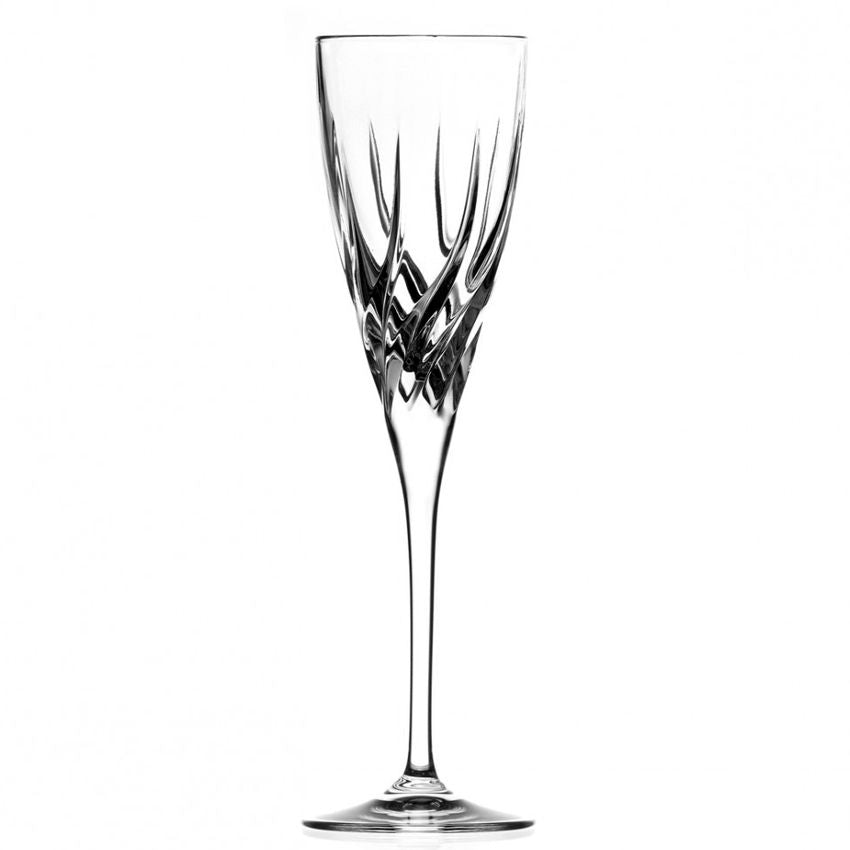 12 Cl Rcr Trix Calice Flute In Vetro Set 6 Pezzi