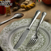 Pintinox Settecento Servizio Posate In Acciaio Inox Set 24 Pz