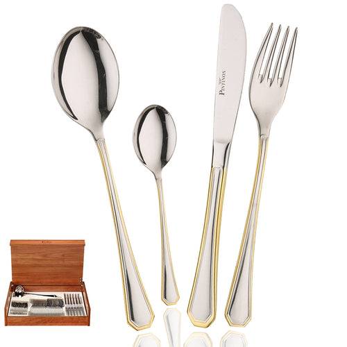 Pintinox America Servizio Posate In Acciaio Inox Set 49 Pz