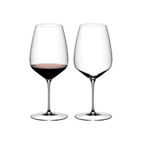 82 9 Cl Riedel Veloce Calice Vino Rosso Cabernet Merlot In Vetro Set 2 Pezzi