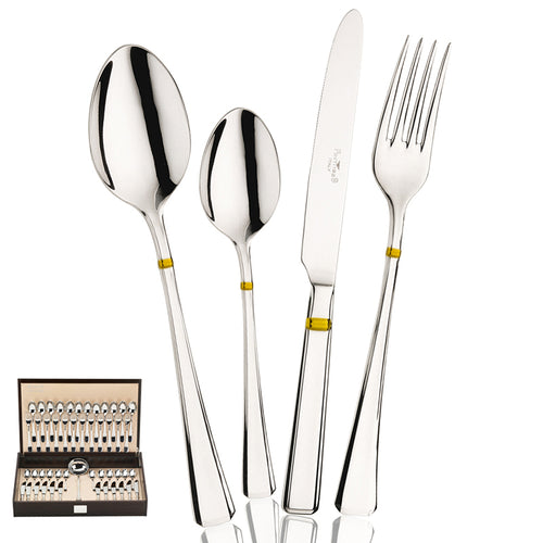 Pintinox Leonardo Servizio Posate In Acciaio Inox Set 49 Pz