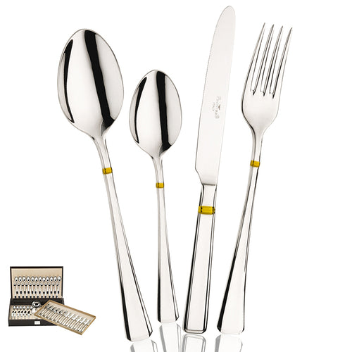 Pintinox Leonardo Servizio Posate In Acciaio Inox Set 75 Pz