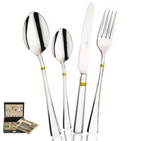Pintinox Leonardo Servizio Posate In Acciaio Inox Set 126 Pz