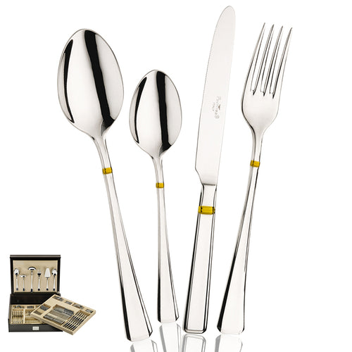 Pintinox Leonardo Servizio Posate In Acciaio Inox Set 126 Pz