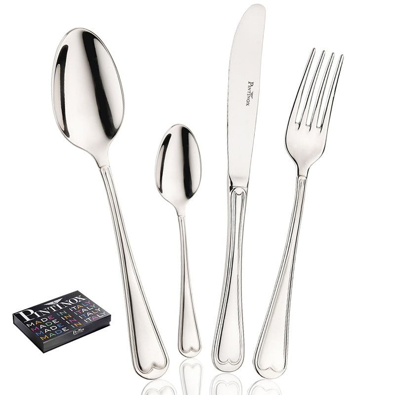 Pintinox Superga Servizio Posate In Acciaio Inox Set 75 Pz