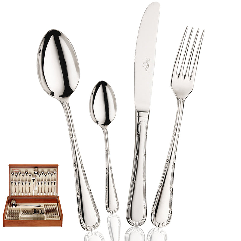 Pintinox Filet Servizio Posate In Acciaio Inox Set 126 Pz