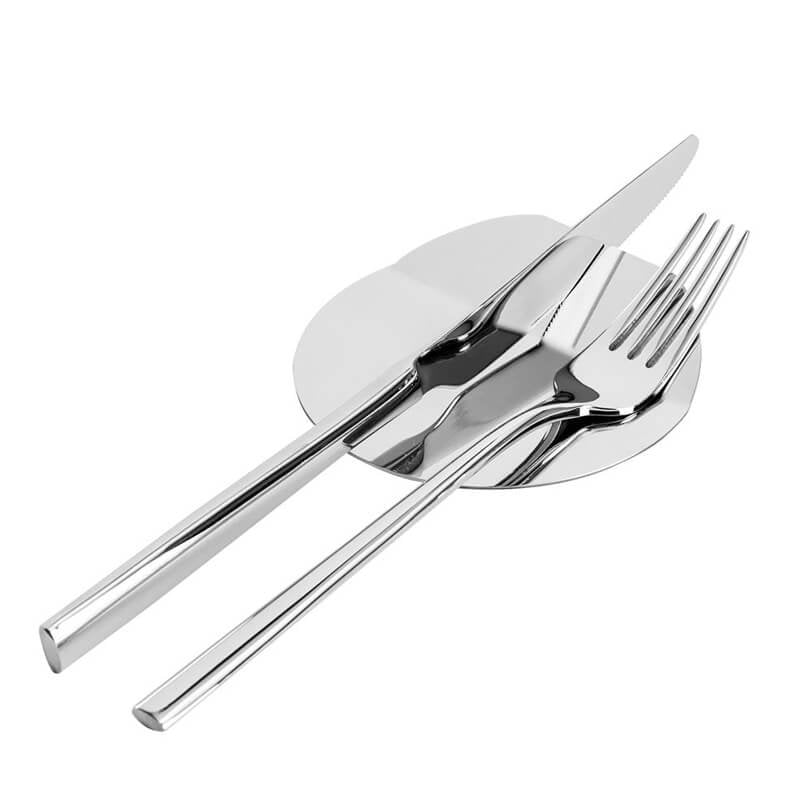 Abert Poggia Posate Vintage rotondo in acciaio inox cm 10 su Horeca Atelier