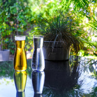 1.05 Litri - Leerdam Crisal Azurine Caraffa In Vetro Set 6 Pz