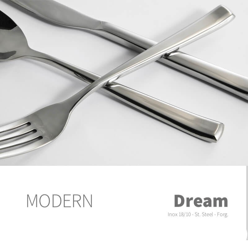 Abert Dream Cucchiaio Tavola In Acciaio Inox Forgiato Set 12 Pz