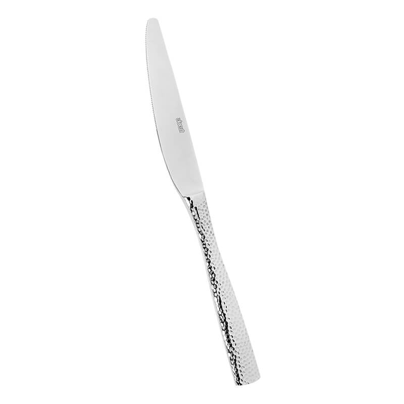 Abert Rinascimento Coltello Tavola Martellato In Acciaio Inox Set 12 Pz