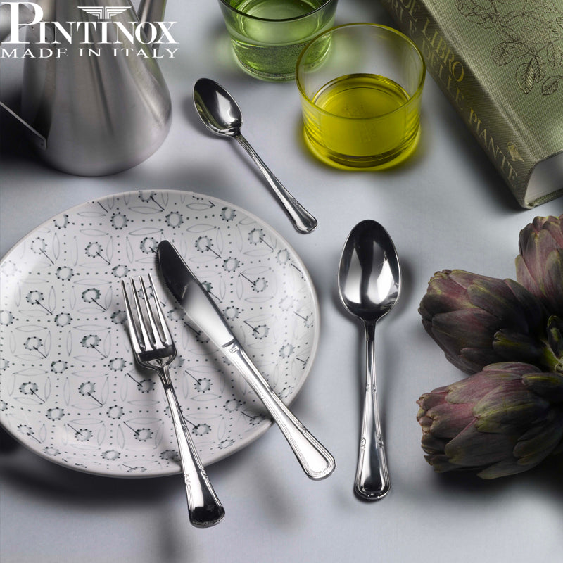 Pintinox Valencia Servizio Posate In Acciaio Inox Set 24 Pz