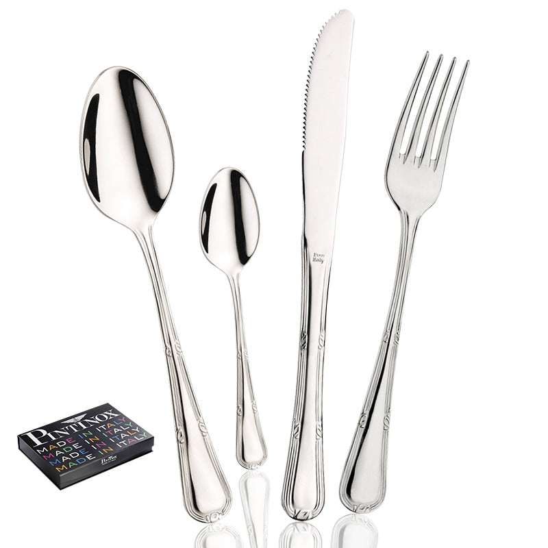 Pintinox Valencia Servizio Posate In Acciaio Inox Set 75 Pz