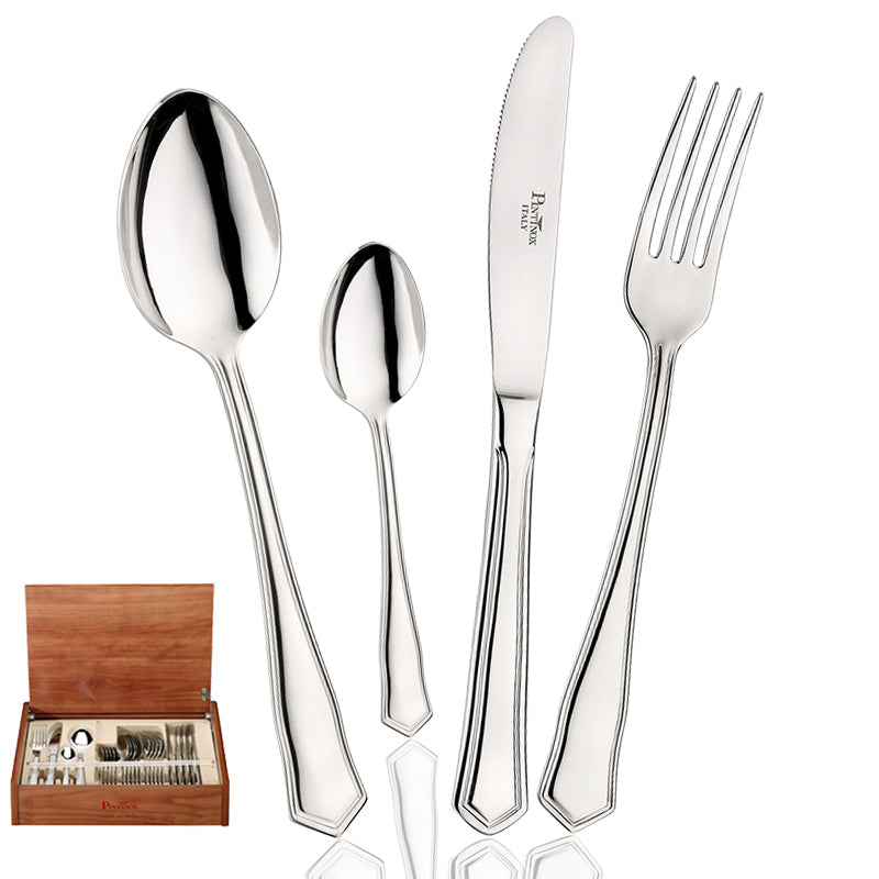 Pintinox Sabrina Servizio Posate In Acciaio Inox Set 24 Pz