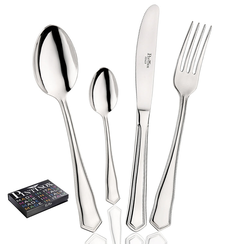 Pintinox Sabrina Servizio Posate In Acciaio Inox Set 75 Pz