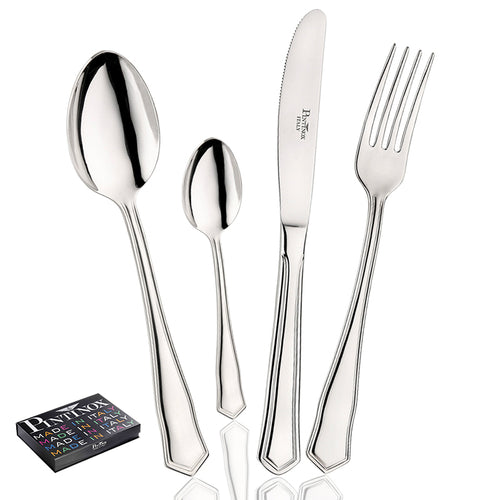 Pintinox Sabrina Servizio Posate In Acciaio Inox Set 24 Pz