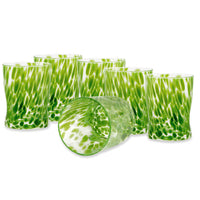 33 Cl Drops Bicchiere Acqua In Vetro Set 6 Pezzi