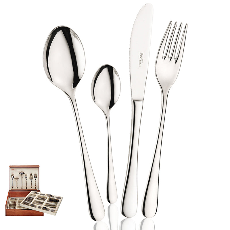 Pintinox Hotel Servizio Posate In Acciaio Inox Set 126 Pz