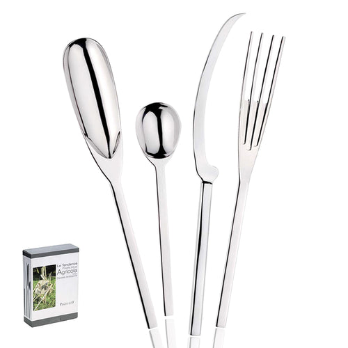 Pintinox Agricola Servizio Posate In Acciaio Inox Set 24 Pz
