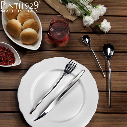 Pintinox Tulipani Servizio Posate In Acciaio Inox Set 24 Pz