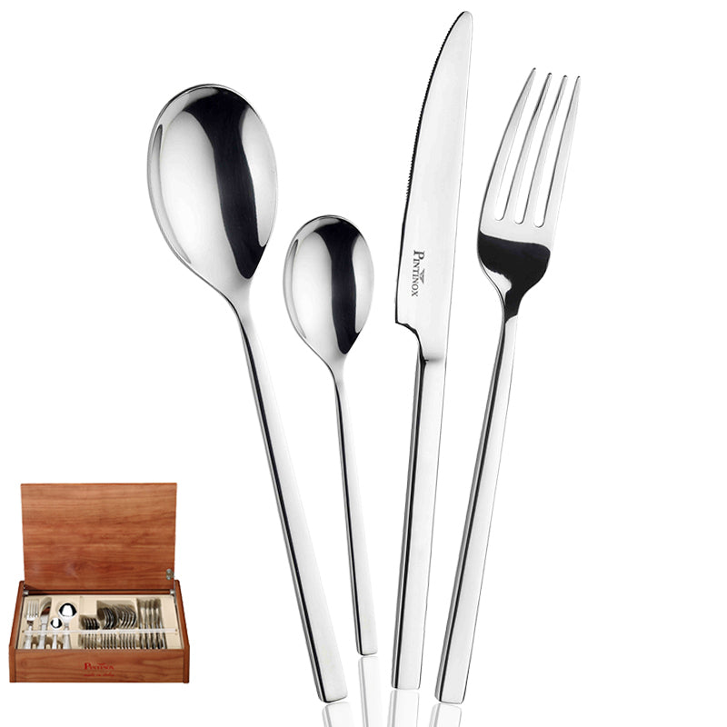 Pintinox Tie Servizio Posate In Acciaio Inox Forgiato Set 24 Pz
