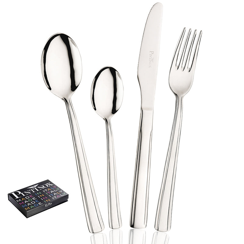 Pintinox Aida Servizio Posate In Acciaio Inox Set 24 Pz