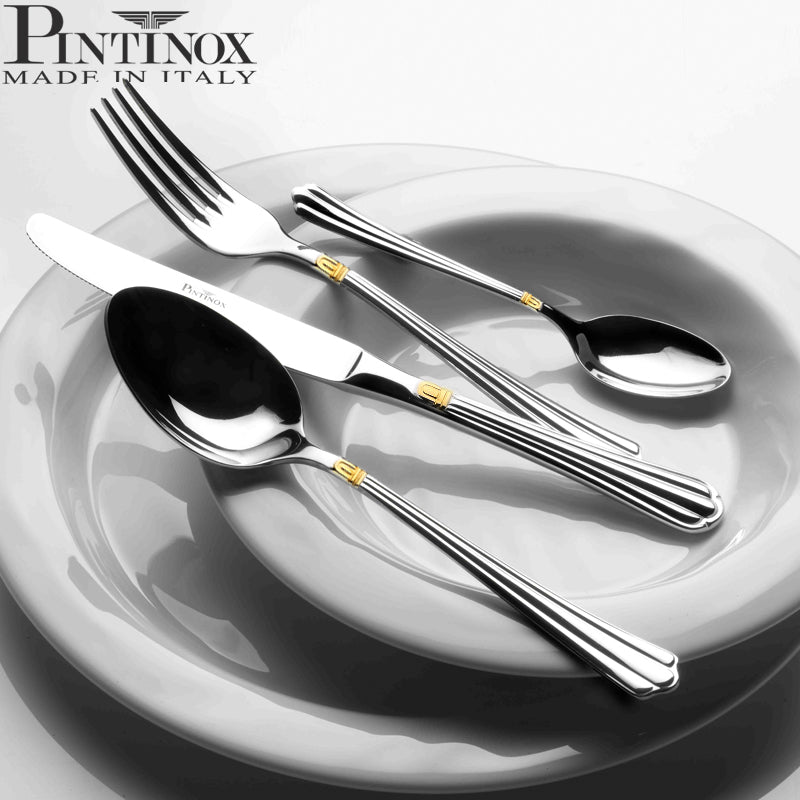 Pintinox Bernini Servizio Posate In Acciaio Inox Set 126 Pz