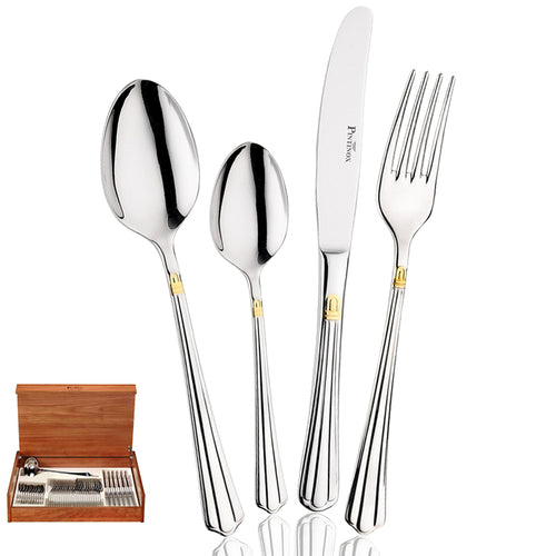 Pintinox Bernini Servizio Posate In Acciaio Inox Set 49 Pz