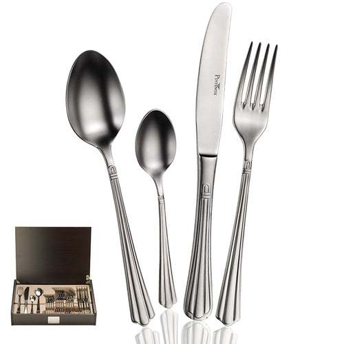 Pintinox Bernini Servizio Posate In Acciaio Inox Set 24 Pz
