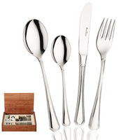 Pintinox America Servizio Posate In Acciaio Inox Set 24 Pz