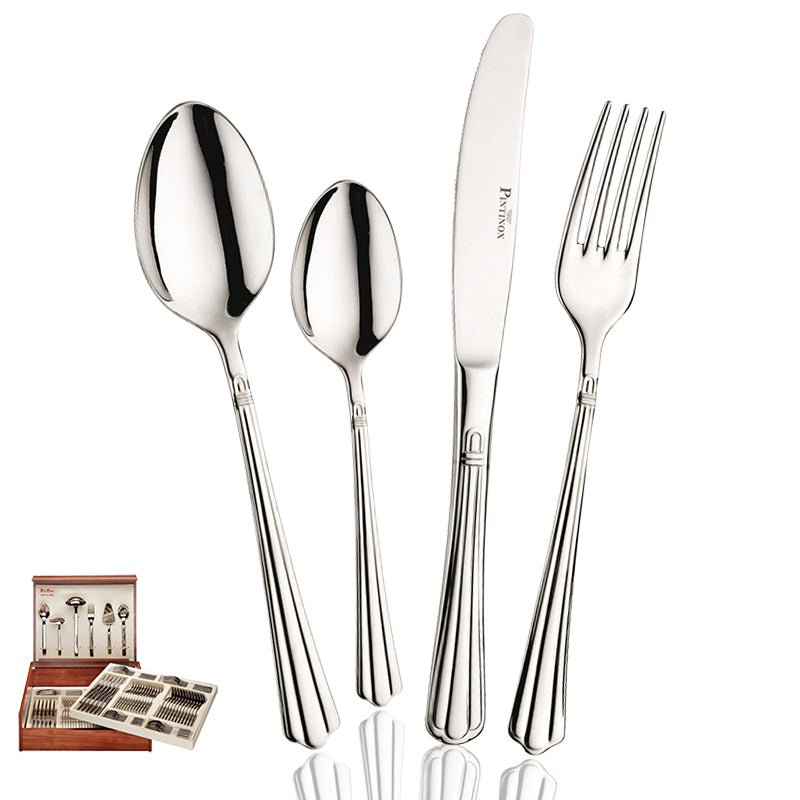 Pintinox Bernini Servizio Posate In Acciaio Inox Set 126 Pz