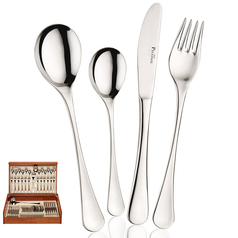 Pintinox Solaris Servizio Posate In Acciaio Inox Set 75 Pz
