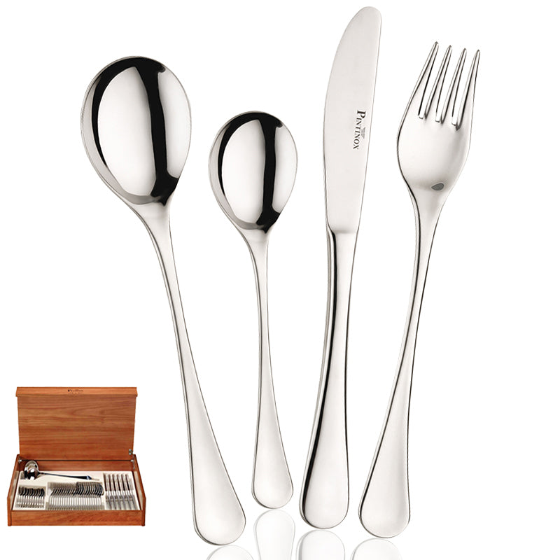 Pintinox Solaris Servizio Posate In Acciaio Inox Set 49 Pz