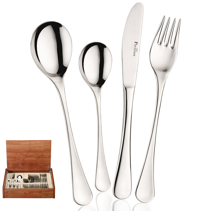 Pintinox Solaris Servizio Posate In Acciaio Inox Set 24 Pz
