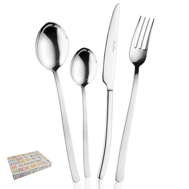 Pintinox Wave Servizio Posate In Acciaio Inox Set 24 Pz