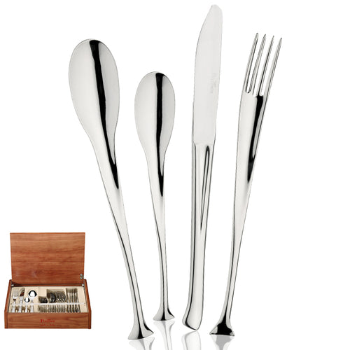 Pintinox Dolphin Servizio Posate In Acciaio Inox Set 24 Pz