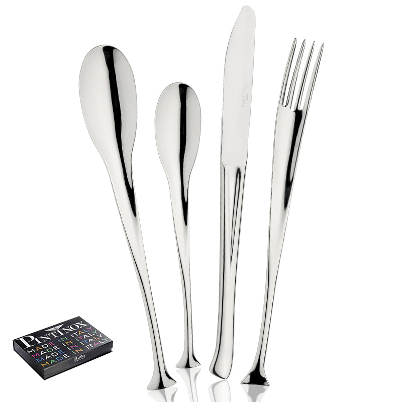 Pintinox Dolphin Servizio Posate In Acciaio Inox Set 24 Pz